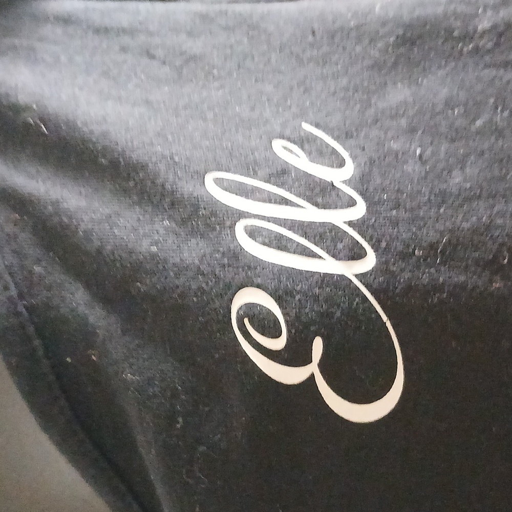 ELLE Lingerie Sleeveless Camisole Top Women Plus Size 2X Black Logo Stretch NWOT - Picture 4 of 6